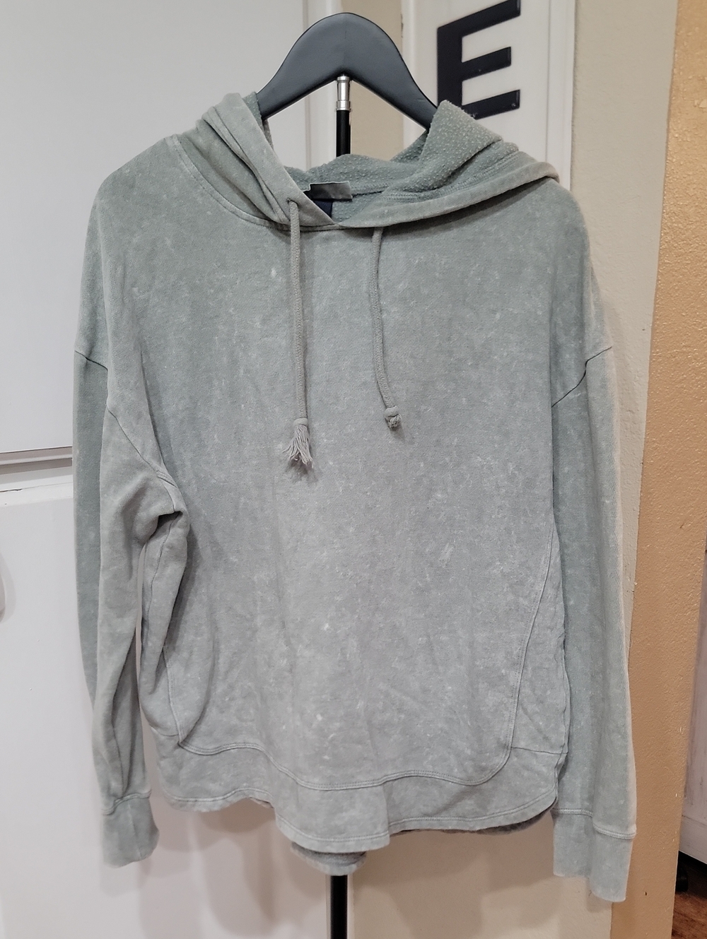 Mineral-Wash Light Sage Hoodie